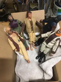 5 vintage planet of the apes action figures original movie $125