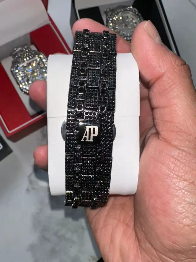 BNIB Bussdown AP & Cartier Iced Out Watches – Box Included | Jewellery ...