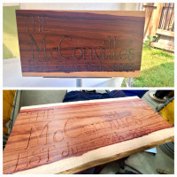 CUSTOM WOOD WORK- CHARCUTERIE, COASTERS, EVENT DECOR, ETC.