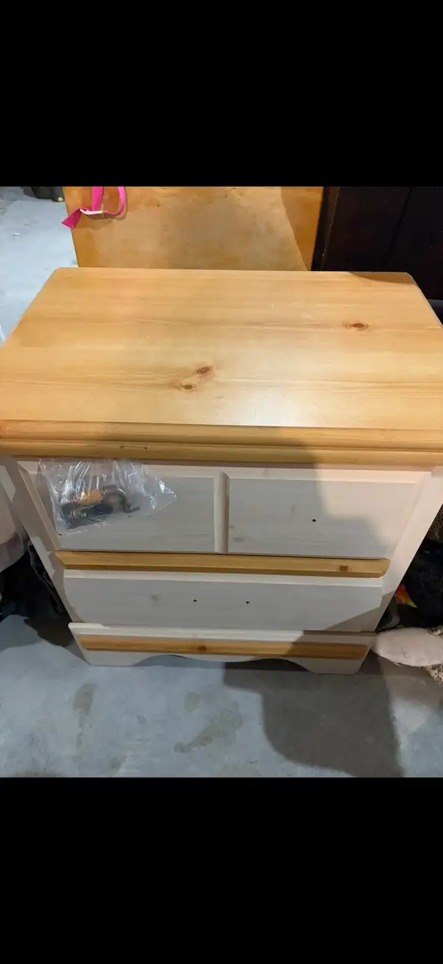 Bedroom 5 piece set incl Mirror & Box Spring if wanted. in Dressers & Wardrobes in Calgary - Image 5