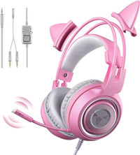 NEW Stereo Gaming Headset (G951S) with Microphone - Pink