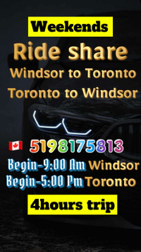 Windsor to Toronto….Up and Down trip