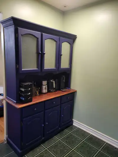 Custom Navy Blue Hutch, View more