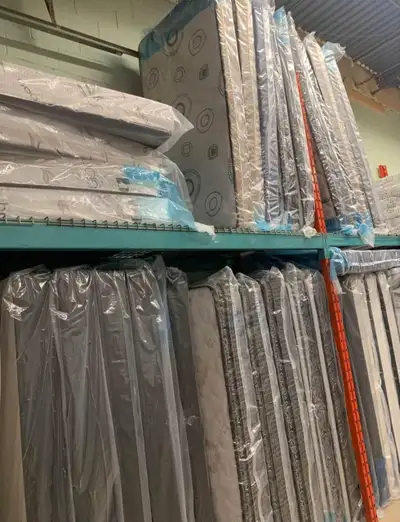 Never-Used !!! Double Size Mattress & Box, View more