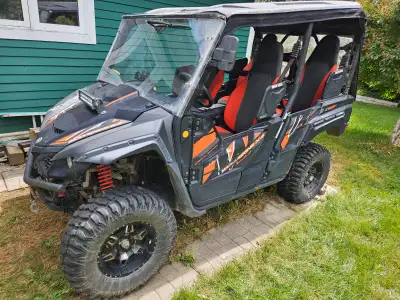 2018 Yamaha Wolverine x4 Special Edition. Four seater. 850 cc, 2 cylinder engine. Equipped with the...