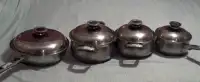8 piece professional pot & pan set
