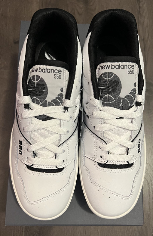 New Balance 550 White Black - Size 8 in Men's Shoes in City of Toronto - Image 3