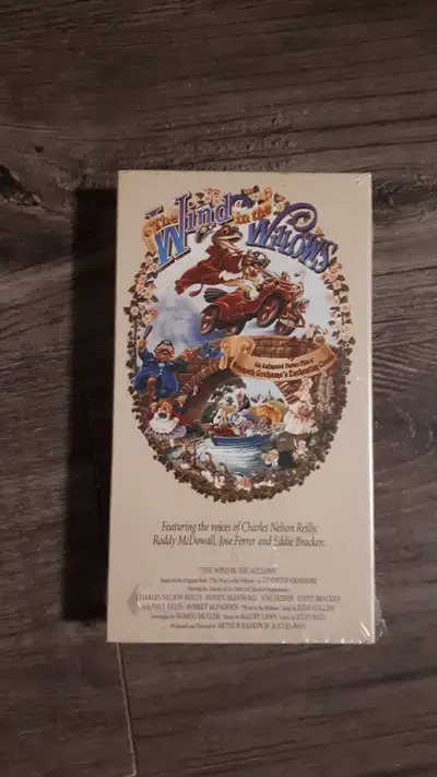 * * Please Read * * Location East Ottawa VHS The Wind in the Willows 1983 ‧ Family Toad, Rat, Mole a...