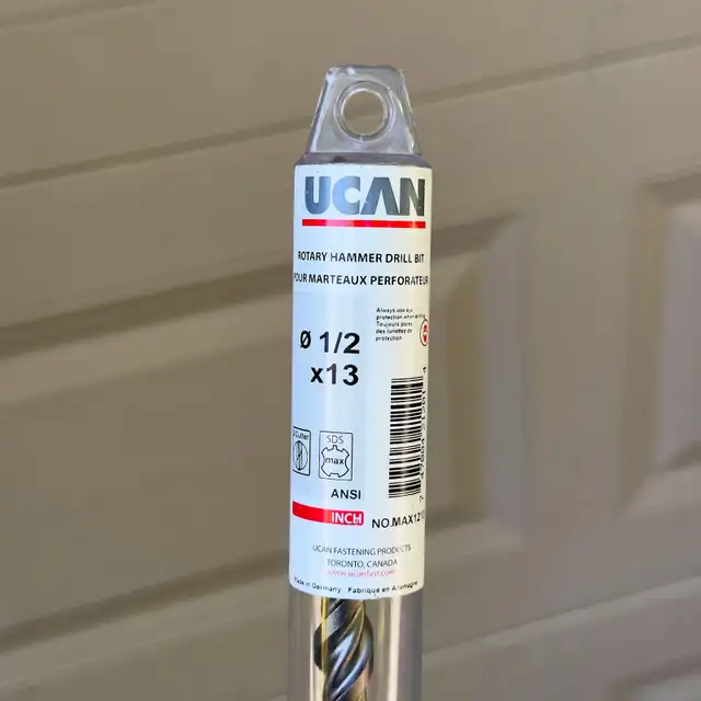 NEW - Ucan Rotary Hammer Drill Bit - Germany in Power Tools in Markham / York Region - Image 3