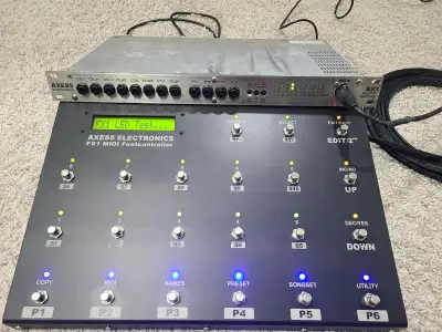 Axess Electronics FX1 & RX1 MIDI Rack Switcher and Controller, View more