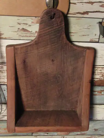 SOLID  WOODEN  FARMHOUSE  WALL SHELF  RUSTIC KITCHEN DECOR, View more