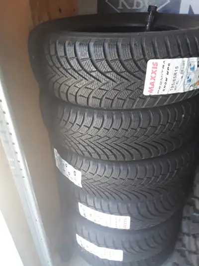 Maxxis 195/65R15 pimenta snow brand new $85.each. also set of snows on rims off 03 honda accord 5 bo...