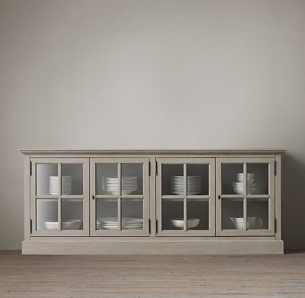 RESTORATION HARDWARE French Casement Side Hutches & Display