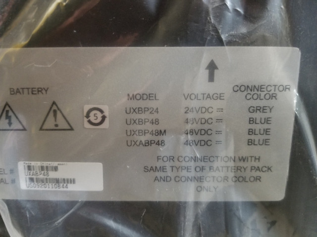 ** New (Open Box) APC UXABP48 – 48V Battery Pack – For Sale ** in Other in Edmonton - Image 3
