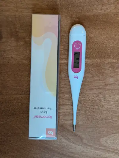 Basal body thermometer like new. Used for 1 month. Sanitized with alcohol. Perfect for ovulation tra...
