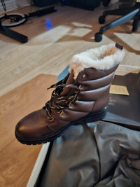 Cougar Vantage Dark Brown Leather Boots size 11
