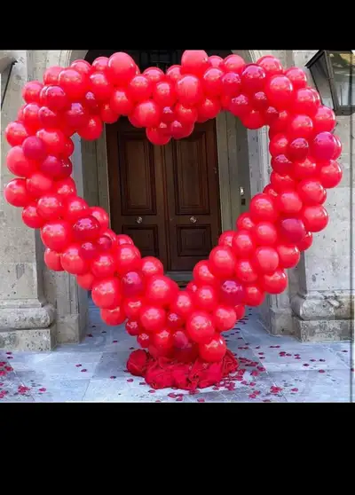 Brand new sealed Available in stock Large Size Metal Balloon Arch Kit, Wedding Heart Arch Stand, Lov...