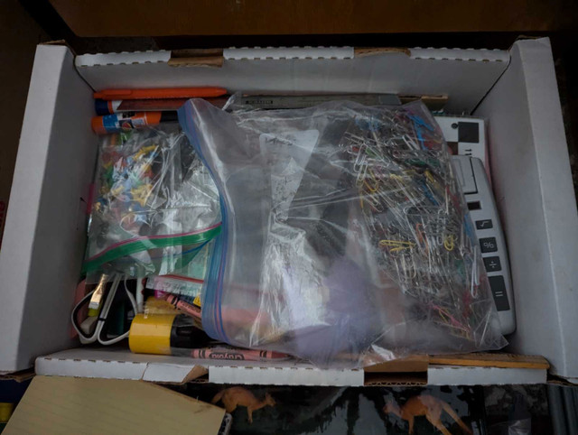 2full box of school supplies. little bit of everything new in Hobbies & Crafts in Edmonton - Image 4
