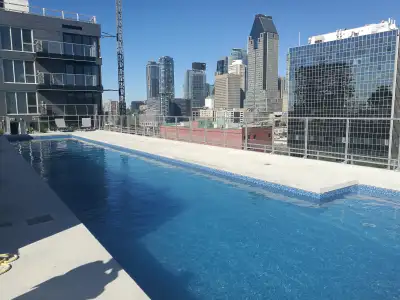 Description Downtown 3 ½ one closed bedroom condo in the decent building for rent, includes one bed,...