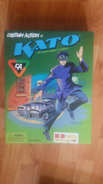 New Boxed Captain Action as Kato Figure.K-B Toys Exclusive.Includes Capatain Action Figure in Kato C...