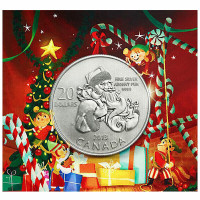 Canada 2013 $20 for $20 SANTA CLAUS Pure silver coin