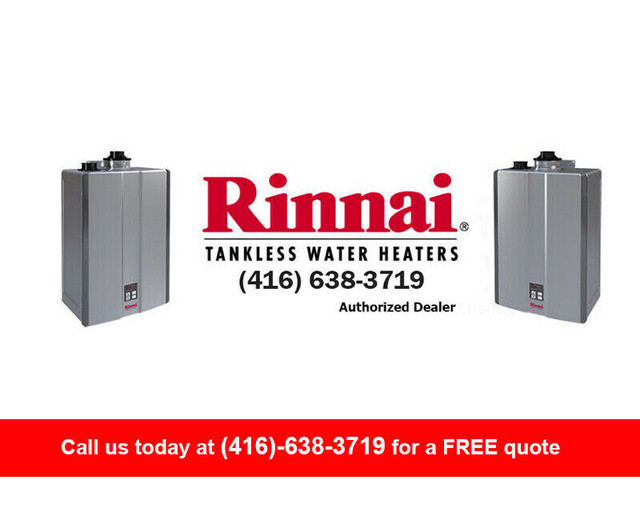 Rinnai TANKLESS Water Heater Rent to Own - BEST RATES in Heating, Cooling & Air in Mississauga / Peel Region - Image 4