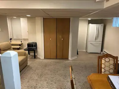 lease transfer one -bedroom furnished basement in NDG