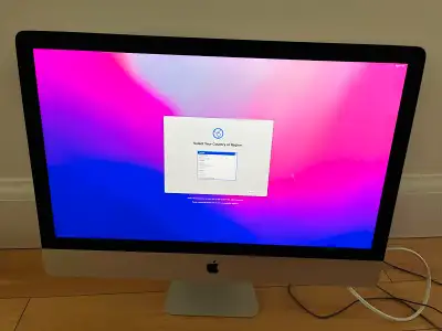 Late 2015 27" iMac 5K display 32gb ram 1tb SSD installed OSX Monterrey (this is the latest possible...