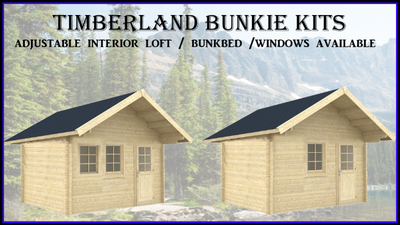 Best Prices on Log Sheds & Bunkie Cabins Kits, View more