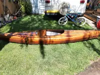 Cedar strip kayak