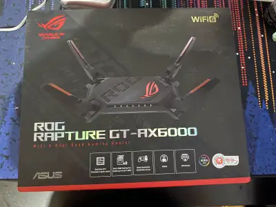 Asus ROG Rapture GT-AX6000 Wifi Router, View more
