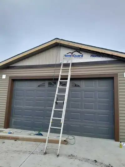 Garage Build Specifications and Details $13,400 Scope of Work Built a complete 20 by 20 garage on ex...