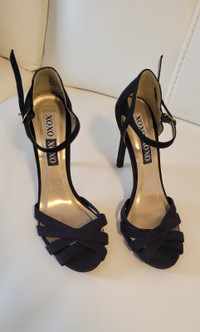 Xoxo black sandals high heels