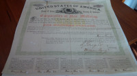 United States, Iowa, County of Dubuque, $100 Bond, 1884