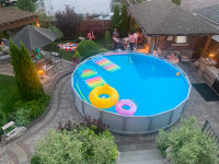ABOVE GROUND POOL -JUST IN TIME FOR SPRING AND SUMMER