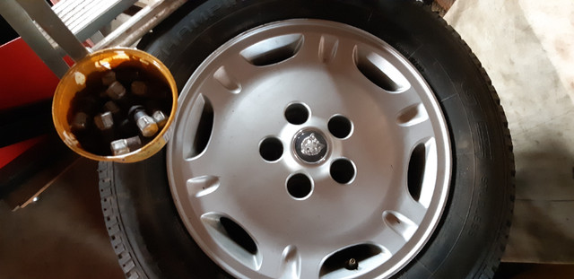 1996 jaguar xj alum.rims qty of 5 .vg cond. in Tires & Rims in Bridgewater