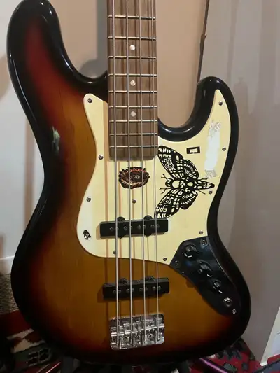 Fender Bronco 40 Bass Amp and Bass Guitar, View more