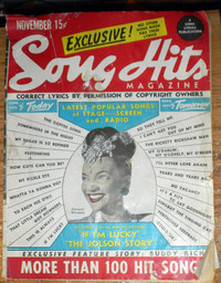 Song Hits Magazine Nov , 1946