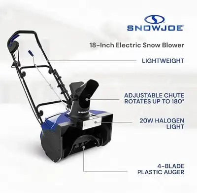 Electric Snow Blower – Like New Condition, View more