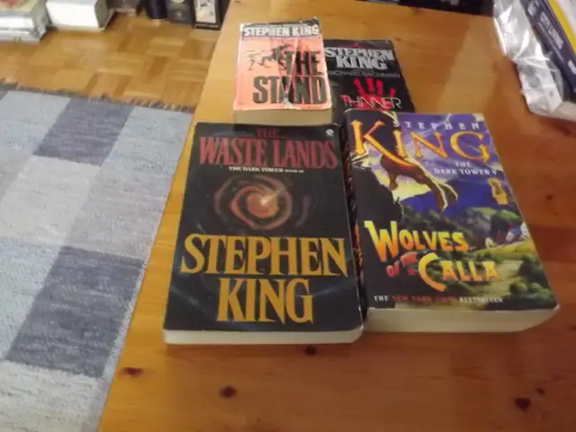 4 STEPHEN KING HORROR BOOKS/STAND,THINNER,WASTELANDS,WOLVES CALL in Fiction in City of Toronto - Image 3