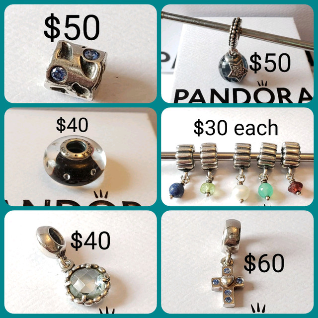 Authentic Pandora Charms/ Pendants and Bracelets in Jewellery & Watches in City of Toronto - Image 2