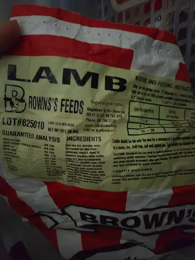lamb milk replacer , View more