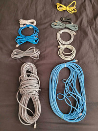 Cat5 & Cat5e Ethernet/Patch cables - Various Lengths