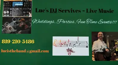 DJ Services and Live Music with Luc! - GREAT pricing for your private parties (friends and family ga...