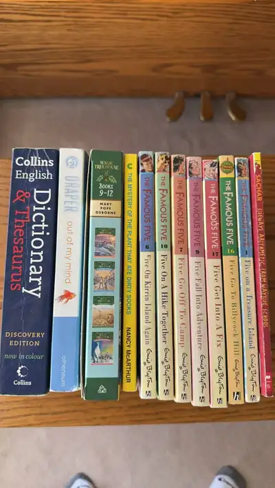 Assorted Children's Books and Dictionary, View more