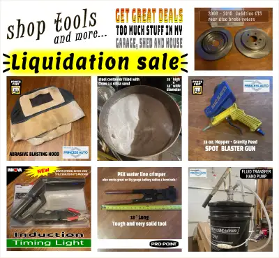 VARIOUS SHOP RELATED TOOLS AND MORE, View more