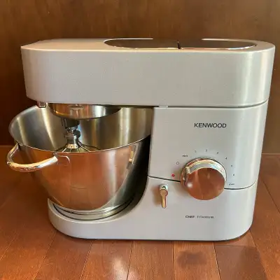 Kenwood Chef Titanium KMC010 Stand Mixer with Attachments, View more
