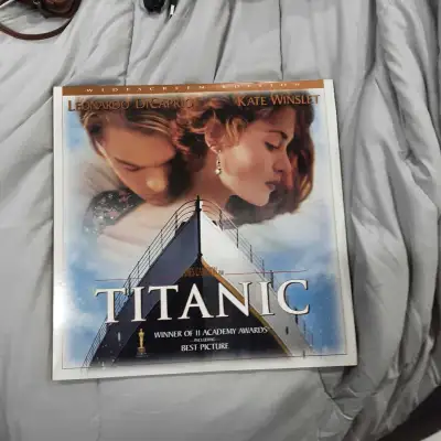 Titanic wide-screen laser disk, View more