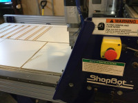 Shopbot PRS Alpha 4’ x 8’ CNC table + Cabinet Making Equipment 