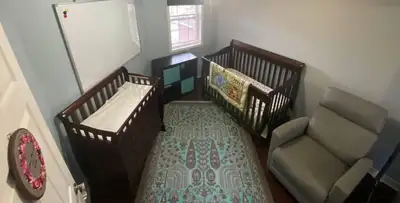 Crib and Changing table, View more